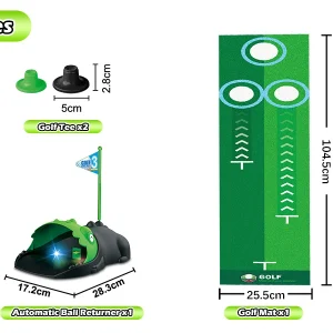 Kids Toy Golf Set Auto Returner