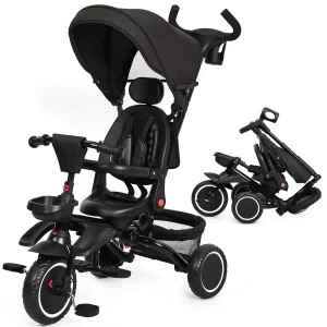 Foldable Baby Tricycle for Kids, 7 in 1